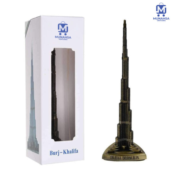 Burj Khalifa Model Antique Famous Monuments Statue Model Figurine Burj Khalifa Decoration