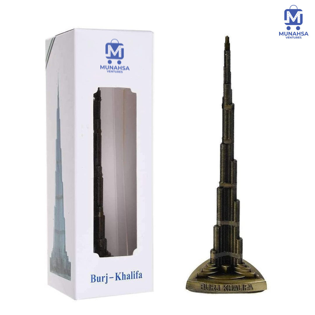 Burj Khalifa Model Antique Famous Monuments Statue Model Figurine Burj Khalifa Decoration