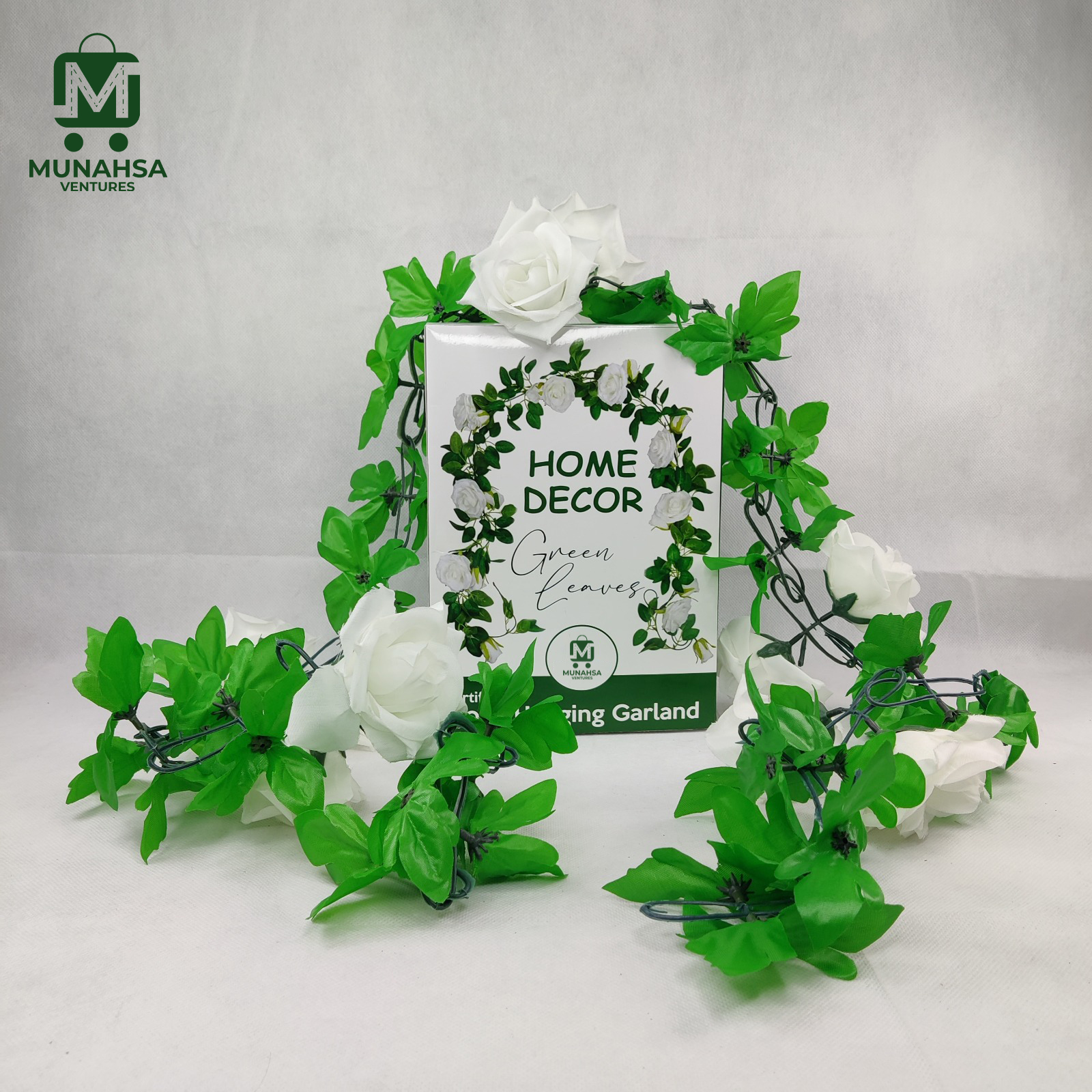 Green Home Plant Simulated Wide Application Plastic Decorative Ivy Green Vine Decor for Home