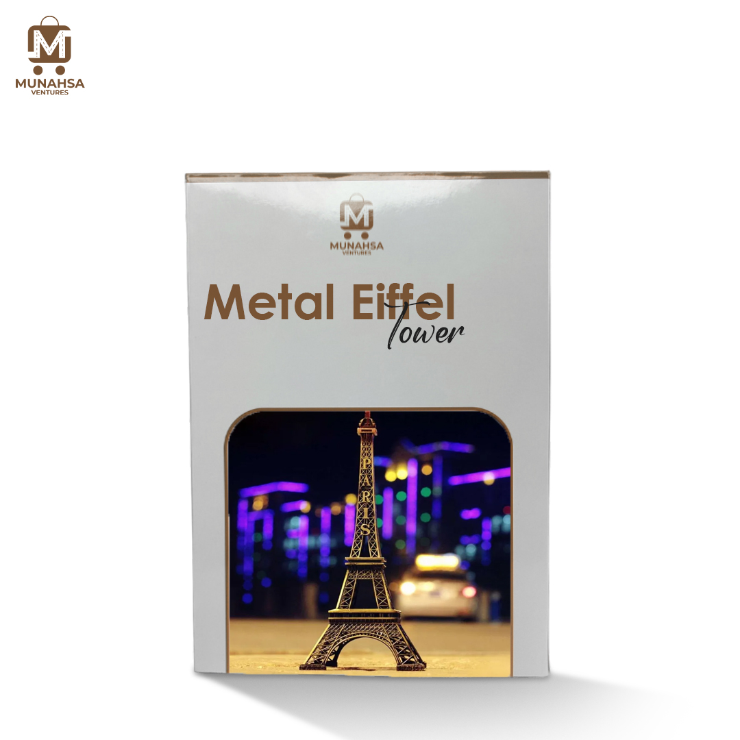 Metal Eiffel Tower Famous Landmark Building 4 inch 6 inch 9 inch Sizes | Paris Eiffel Tower Metal Statue For Home & Office Decoration