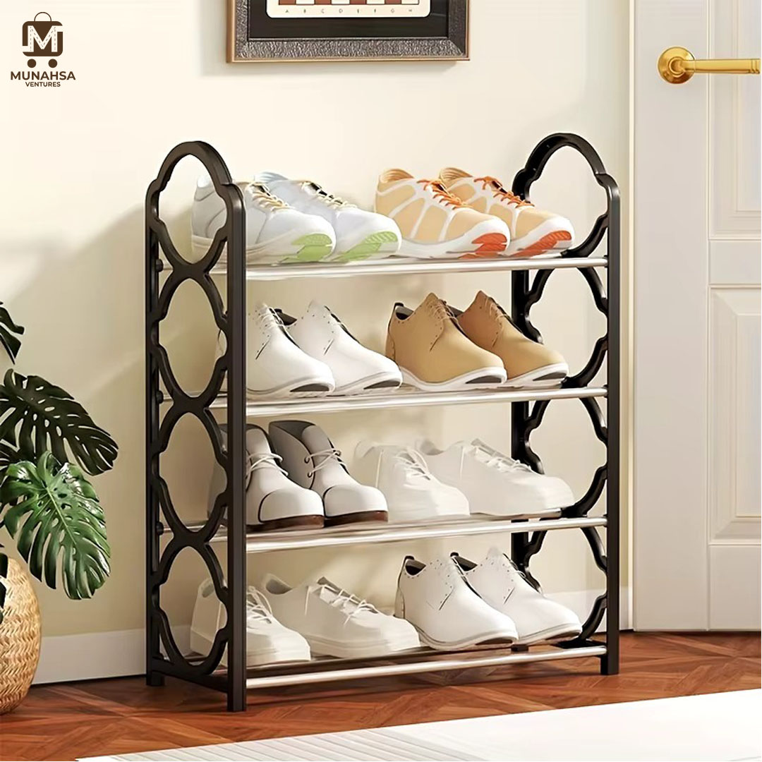 Multipurpose Shoe Rack I Shoe Organizer I 4,5 Layer Durable, Easy Assembly & Space-Saving Shoe Rack | Premium Quality Shoe Rack for Men, Women & Kids | Non-Slip, Water-Resistant, Stackable Shoe Storage for Home & Room